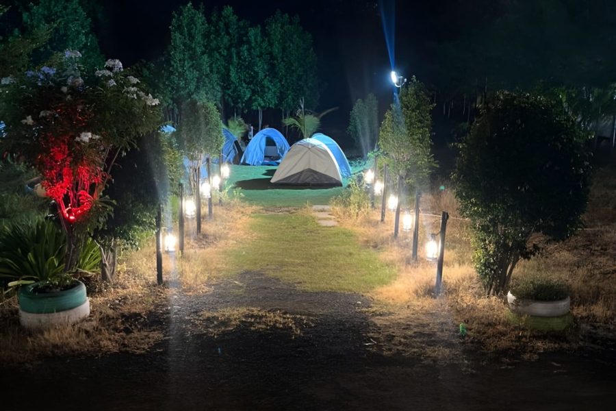 New year night camping for just 3,000 per person