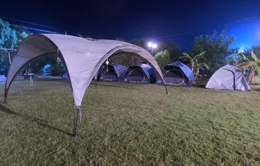 Pool side Night camping in Ananthagiri Hills