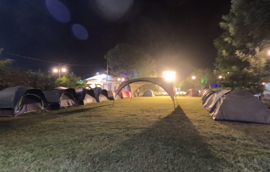 Pool side Night camping in Ananthagiri Hills